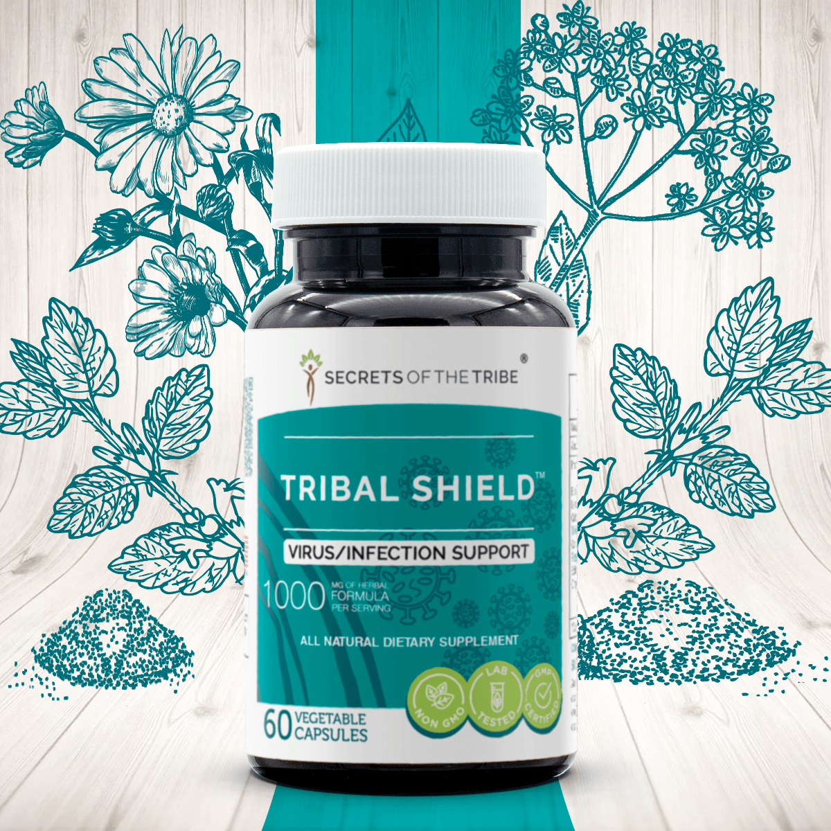 Tribal Shield Capsules. Virus/Infection Supports image